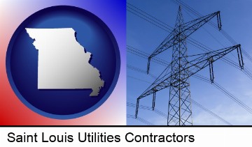 electrical utility transmission towers in Saint Louis, MO